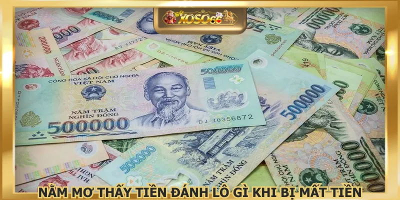 Nằm mơ thấy tiền đánh lô gì khi bị mất tiền