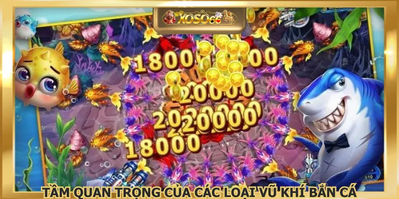 Tầm quan trọng của các loại vũ khí bắn cá